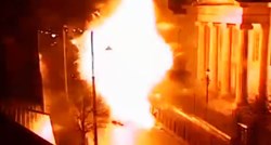 VIDEO Snimka trenutka eksplozije auto bombe u Sjevernoj Irskoj